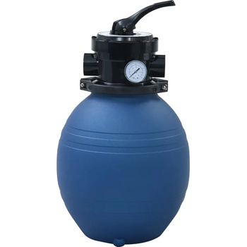 Image 1 of vidaXL Пясъчен филтър за басейн, 4 позиционен клапан, син, 300 мм (92246)
