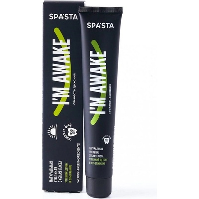 Spasta s aktívnym uhlím “I AM AWAKE” ranný detox a bielenie 90 ml
