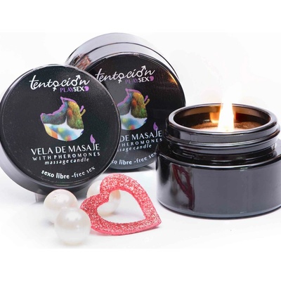 TENTACIÓN PLAY SEX FREE SEX PHEROMONE CANDLE 20 ml