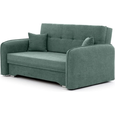 Eltap Зелен шенилов разтегателен диван с място за съхранение 155 cm Laine - ELTAP (SO-LAI-100PO)
