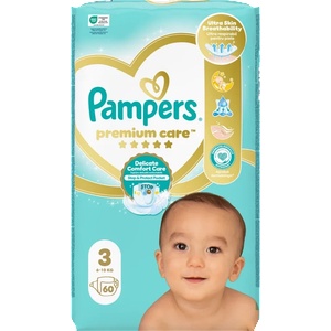 Pampers 3 Premium Care 60 броя - topcho-online