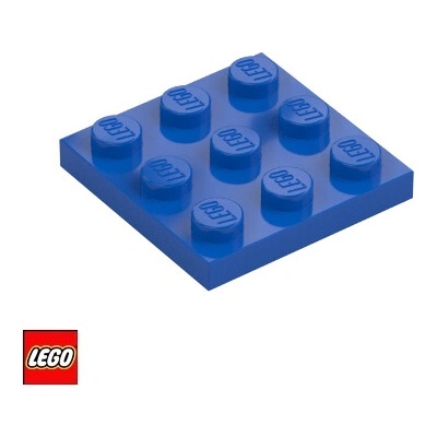 LEGO® 11212 Podložka 3x3 Modrá