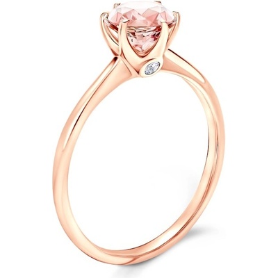 Savicki zásnubní prsten The Journey růžové zlato morganit TJ R1 MOR R