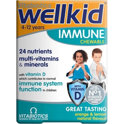 Vitabiotics Wellkid Immune Chewable [30 Дъвчащи таблетки]