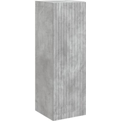 vidaXL Стенно Баня Кабинет Бетонно сиво 33 x 34, 5 x 100 см (890525)