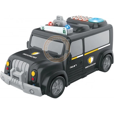 Dětská kasička auto Security car s heslem a otiskem prstu