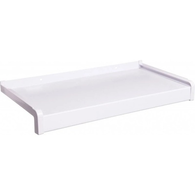 Deokork Venkovní hliníkový ohýbaný parapet nos 40 mm 90x500 mm Bílý