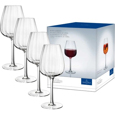 Villeroy & Boch Poháre na červené víno Rose Garden 4 x 600 ml