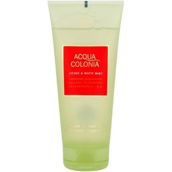 4711 Acqua Colonia Lychee & White Mint свеж унисекс душ гел с аромат на личи и бяла мента 200 ml унисекс