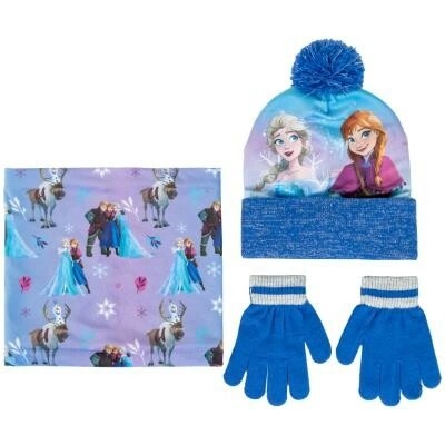 Cerda zimní set čepice rukavice nákrčník Frozen