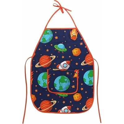 BELLATEX Zástěra dětská Adéla 47 × 60 cm 7850/088 vesmír