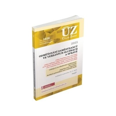 ÚZ 1626 Odměňování zaměstnanců - VS