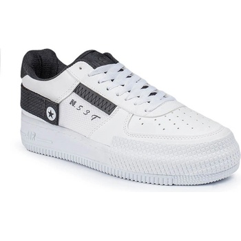 N-STAR Мъжки спортни обувки - Бели с Черен 20210835170 (327314_Бяло)