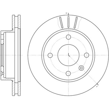 Brzdový kotúč REMSA 6097.10