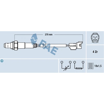 Lambda sonda FAE 77296