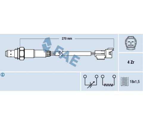 Lambda sonda FAE 77296