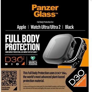 PanzerGlass Apple Watch Ultra ochranný kryt s D30 číry rámček 3691
