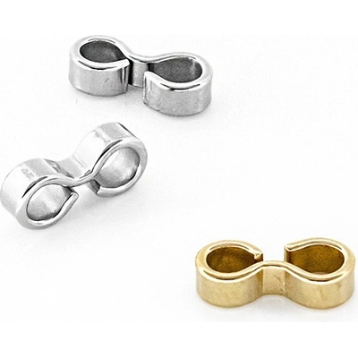 Komponenty z nerezové oceli 12x3mm - 1Ks+B - Light Gold SL / 1Ks