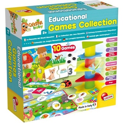 Образователен комплект 10 в 1 Lisciani - Игри и пъзели (LI80243)