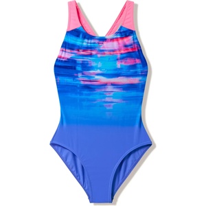 Speedo Детски бански костюм Speedo Kid's Print Splashback Swimsuit - Moonlight Lavender / Hope - размер 128 (EU) (750-3086-0212)