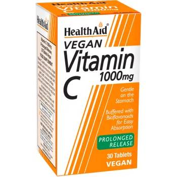 Image 1 of HEALTHAID Хранителна добавка витамин Ц 1000мг , Health Aid Vitamin C 1gr Bioflavonoids 30 Tabs