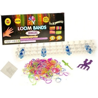 Loom bands gumičky sada 600 ks + příslušenství