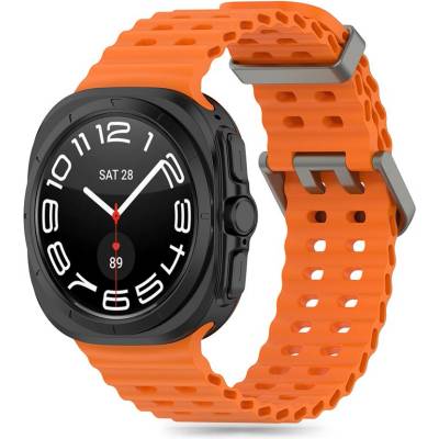 Силиконова каишка за Samsung Galaxy Watch Ultra (47mm) от Tech-Protect IconBand Pro - Оранжева (5906302312290)