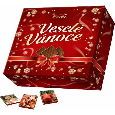 Carla Veselé Vánoce vánoční mléčné čokoládky 1 kg