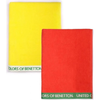 Benetton Хавлиена кърпа Benetton Towel 2 units - Yellow / Red (Red / Yellow)
