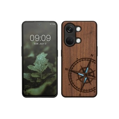 kwmobile Drevené OnePlus Nord 3 5G hnedé