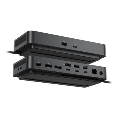 Dell Докинг станция Dell Pro Thunderbolt 4 Smart Dock SD25TB4, 4x4K 60Hz, 2x DP1.4, 1x HDMI 2.1, 2x Thunderbolt 4, 4x USB-A, 2x USB-C, 2.5GbE LAN, 130W PD - 210-BRFL (210-BRFL)