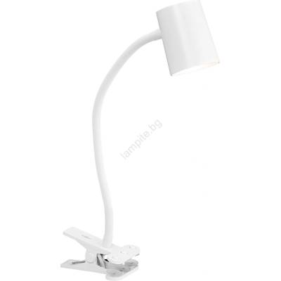 OSRAM - Настолна лампа с клипс DESK LINE 1xGU10/9W/230V бяла (P227774)