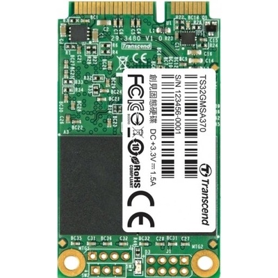 Transcend 32GB, 2,5", SATA, TS32GMSA370