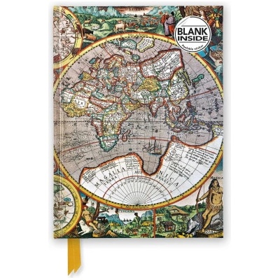 Flame Tree Publishing Antique Map (Foiled Blank Journal) | Flame Tree Publishing