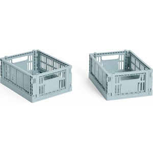 Hay Colour Crate Mini Кошници за съхранение синьо-сиви, 2 бр (AE358-A668-AF89)