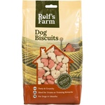 Rolf's Farm Мини сърчица микс - бисквити за кучета, с вкус на ягода, 750 г