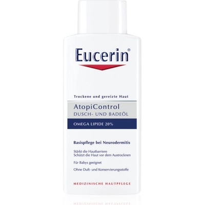 Eucerin AtopiControl масло за душ и вана за суха и сърбяща кожа 400ml