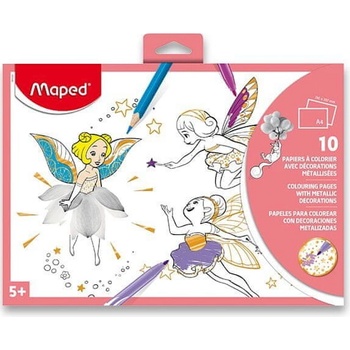 Maped Omaľovánky s metalickými dekoráciami