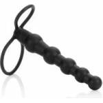 Boss of Toys CalExotics Love Rider Beaded Dual Shaft Black Silicone System 14.5cm