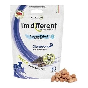 I´M DIFFERRENT SNACK jeseter mrazom sušená maškrta 40 g