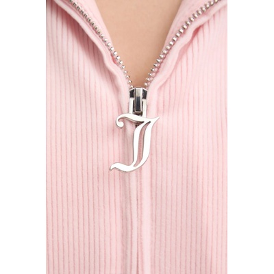 Juicy Couture Горнище на пижама тип суичър Juicy Couture LIV RIB VELOUR HOODIE (JCLBJ125503)