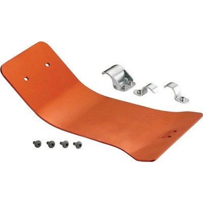 ACCEL kryt motoru hliníkový KTM 125/250/350/450 SXF, EXCF 11-14, HUSQVARNA 14-15 barva oranžová