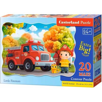 Castorland Пъзел Castorland от 20 XXL части - Малък пожарникар (C-02467)