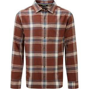 Sherpa Мъжка риза с копчета Sherpa Batsa Eco L/S Shirt - Cappuccino (033-2030-0413)