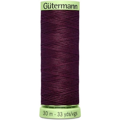 Nit PES Gütermann JEANS - extra silná 30 (30m) barva 130 - fialová