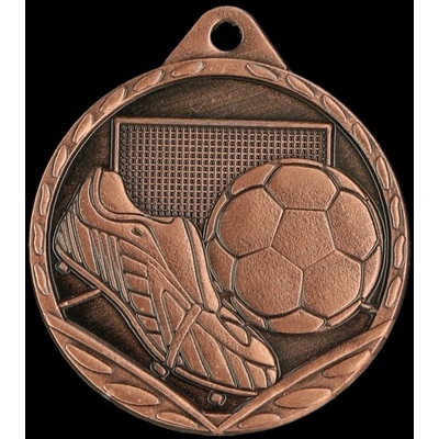 Designová kovová medaile Fotbal Bronz 3,2 cm
