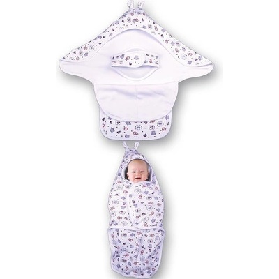 Sevibaby Завивка тип дрешка с предпазител за кръста Цвят СИНИ КАРТИНКИ (289-3)