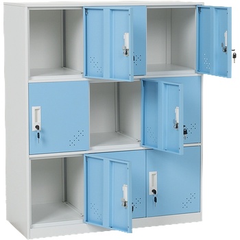 Carmen МЕТАЛЕН ШКАФ cr 1298 k СИН/БЯЛ (3580077)