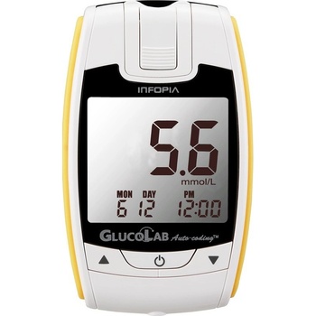 GlucoLab glukometr a 25 ks testovacích proužků + 25 lancet