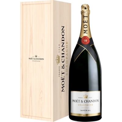 Moët & Chandon Impérial Brut 12,5% 3 l (dřevěná kazeta)